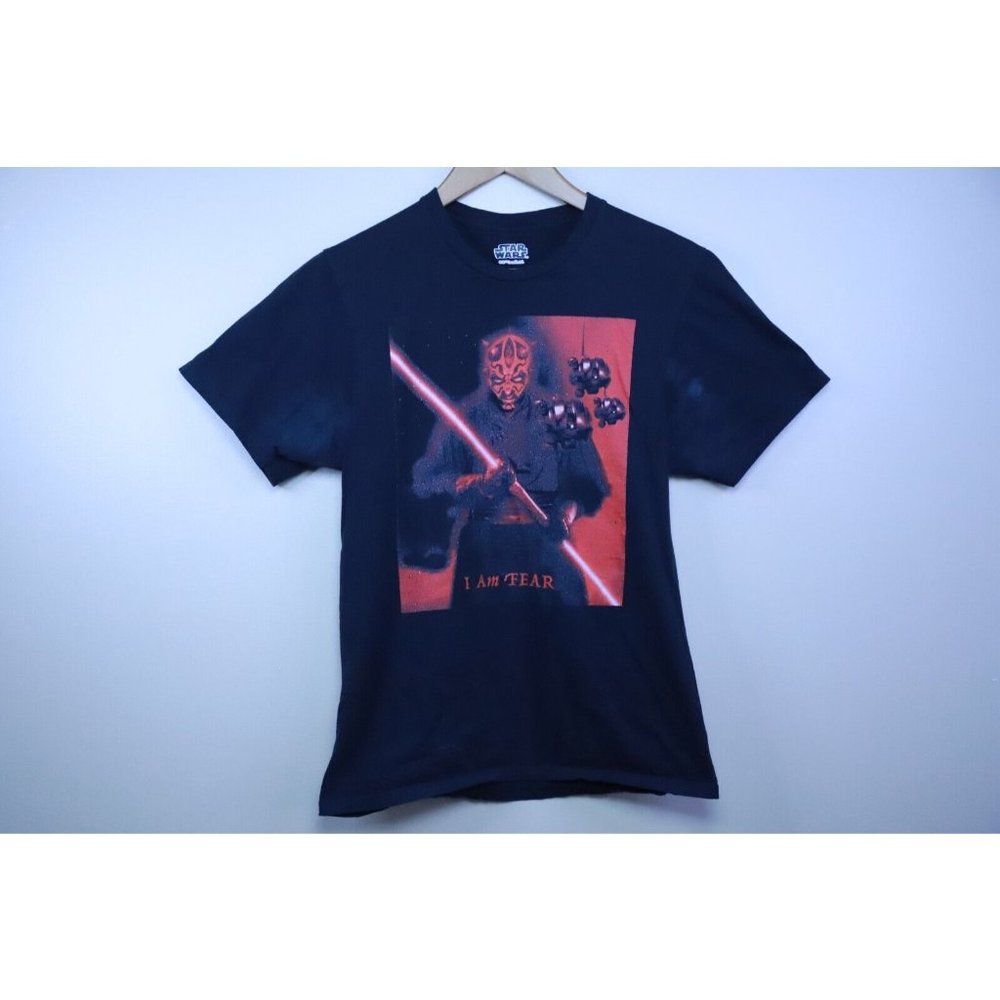 Star Wars Men's Size Small Black Shirt 'I Am Fear' Short Sleeve Casual Tee